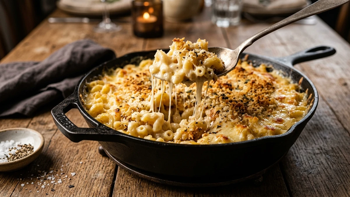 Gourmet 3-Cheese Macaroni and Cheese Recipe (Ultra-Creamy) cooked to perfection - Yumaroma