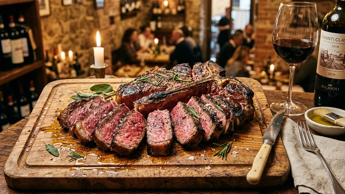 Authentic Florentine Steak Recipe (Bistecca alla Fiorentina) cooked to perfection - Yumaroma