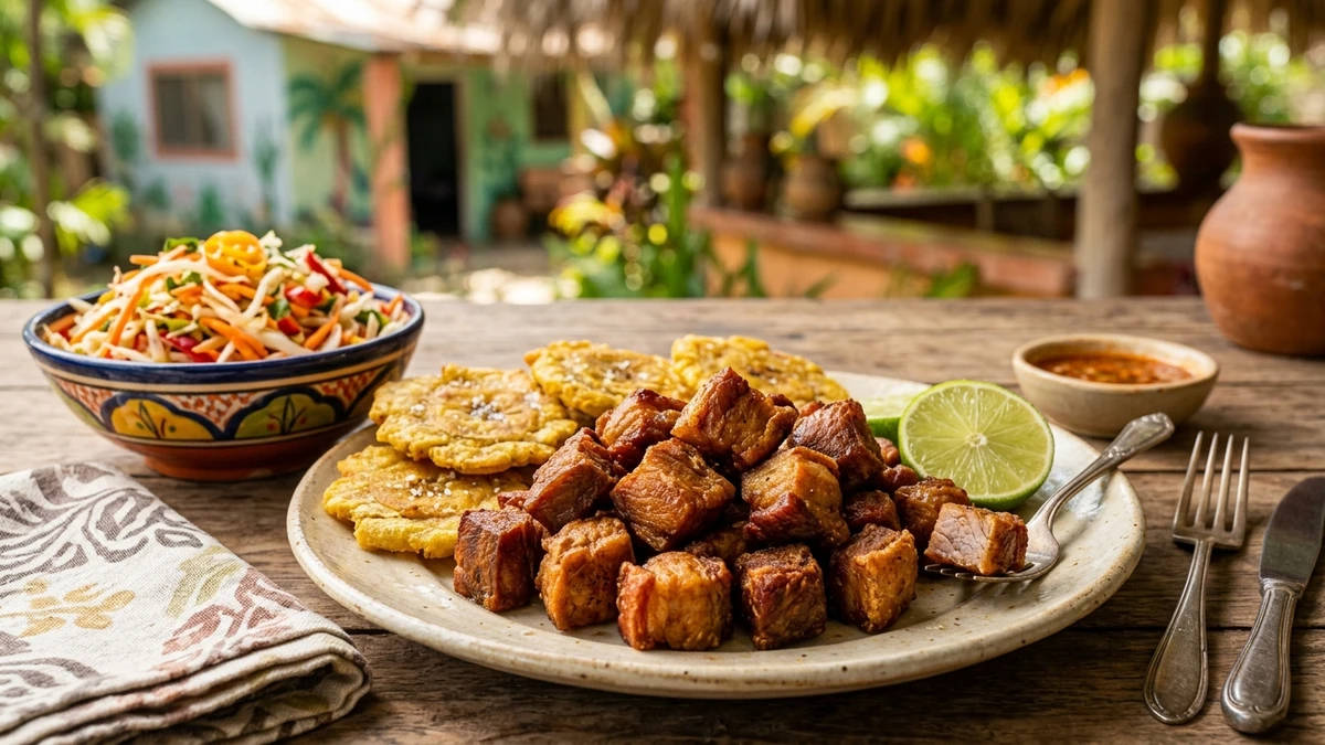 Authentic Haitian Griot Fried Pork Shoulder Recipe cooked to perfection - Yumaroma