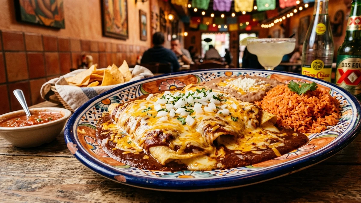 Authentic Tex-Mex Cheese Enchiladas with Chili Gravy Recipe cooked to perfection - Yumaroma