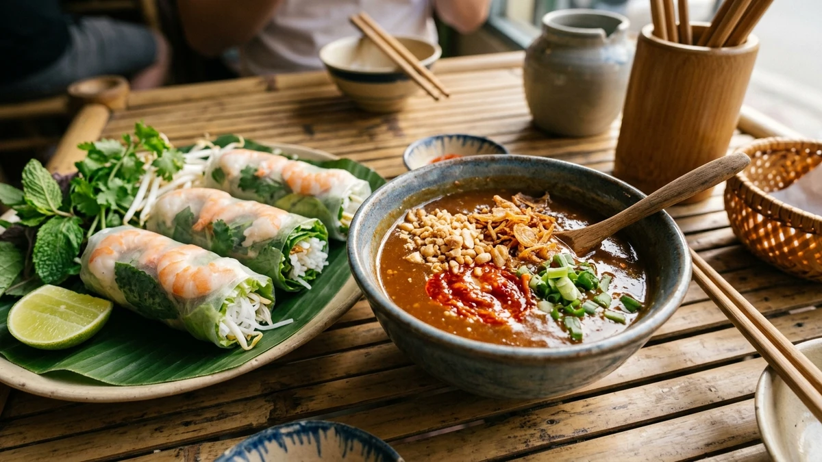 Authentic Vietnamese Peanut Dipping Sauce Recipe (Nước Lèo) cooked to perfection - Yumaroma