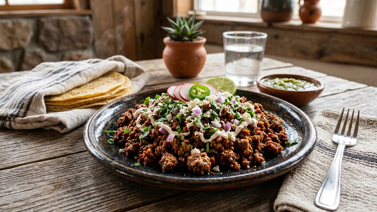 Authentic Mexican Ground Beef Chorizo Recipe cooked to perfection - Yumaroma