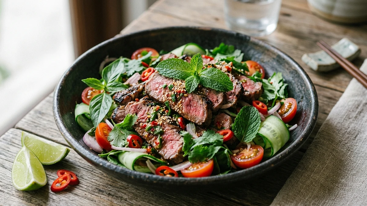 Thai Grilled Beef Salad with Mint