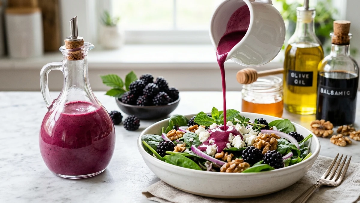 Fresh Blackberry Vinaigrette Dressing