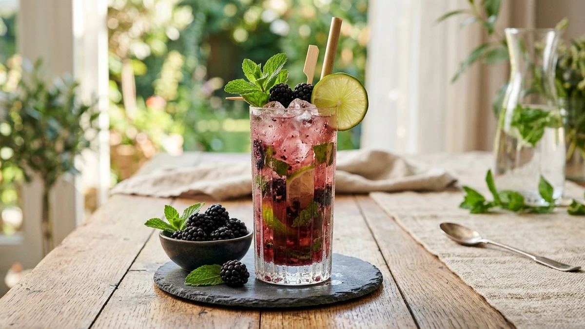 Fresh Blackberry Mojito Recipe cooked to perfection - Yumaroma