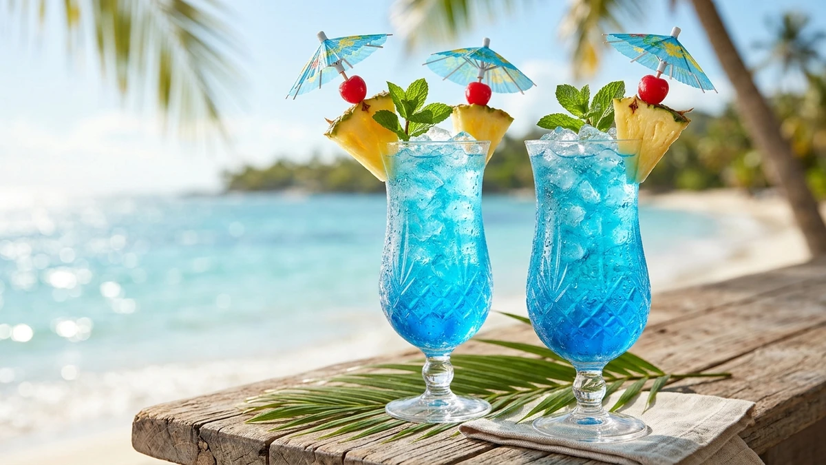 Vibrant Blue Curaçao Cocktail Recipes (Tropical Ocean Drinks) cooked to perfection - Yumaroma