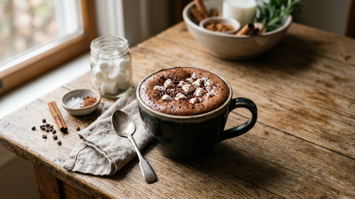 Rich Bone Broth Hot Chocolate Recipe cooked to perfection - Yumaroma