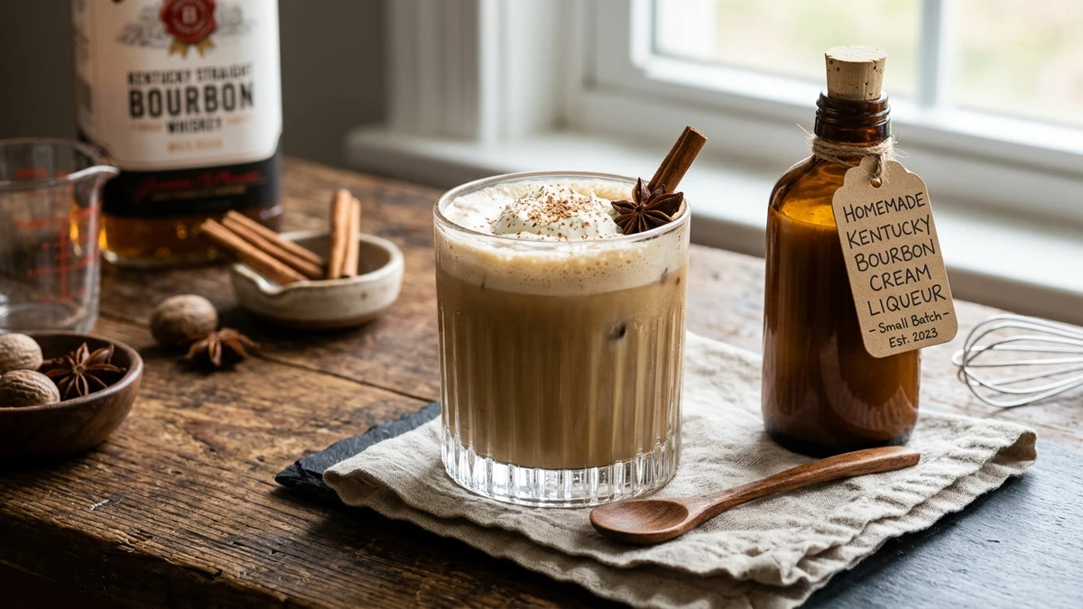 Homemade Creamy Kentucky Bourbon Cream Liqueur Recipe cooked to perfection - Yumaroma