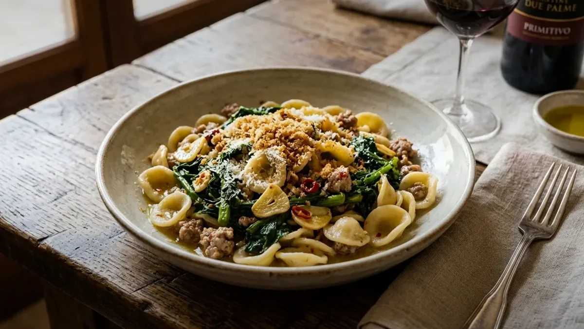 Garlic Butter Broccoli Cavatelli Pasta Recipe cooked to perfection - Yumaroma