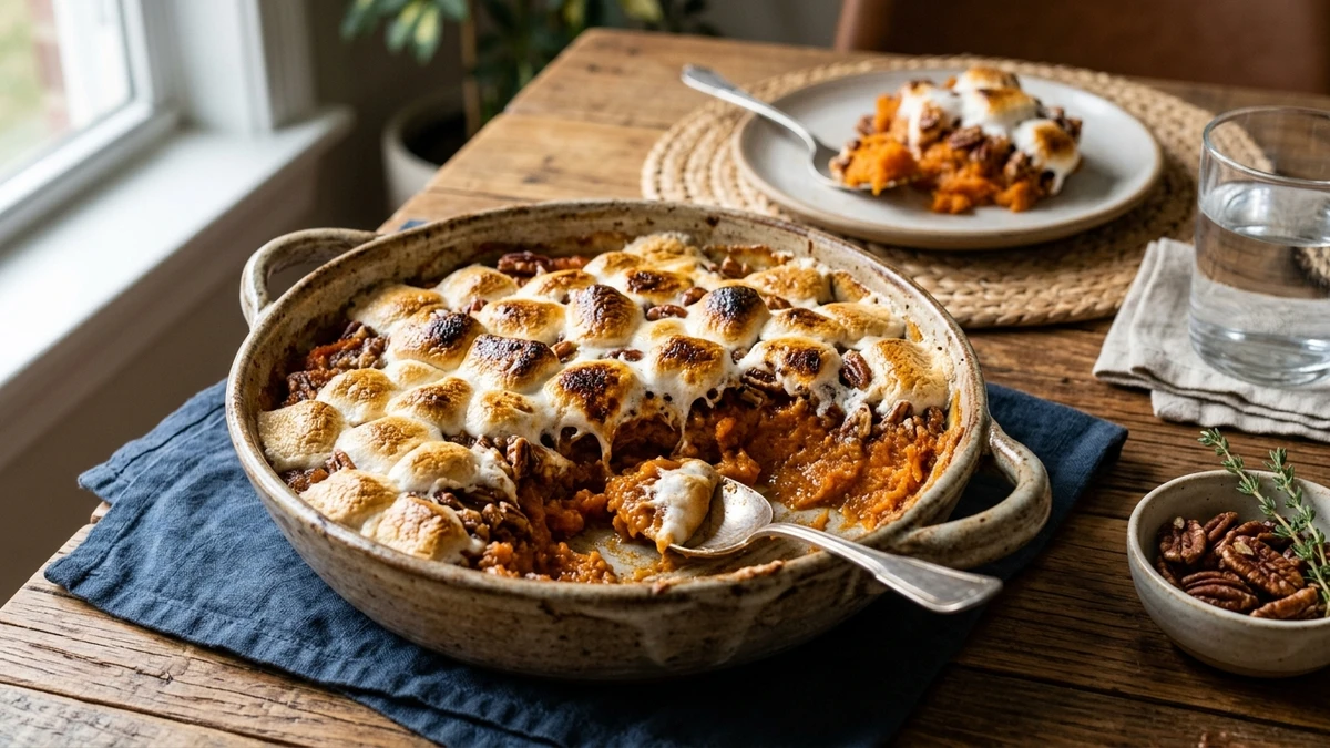 Bruces Candied Yams Casserole Recipe cooked to perfection - Yumaroma