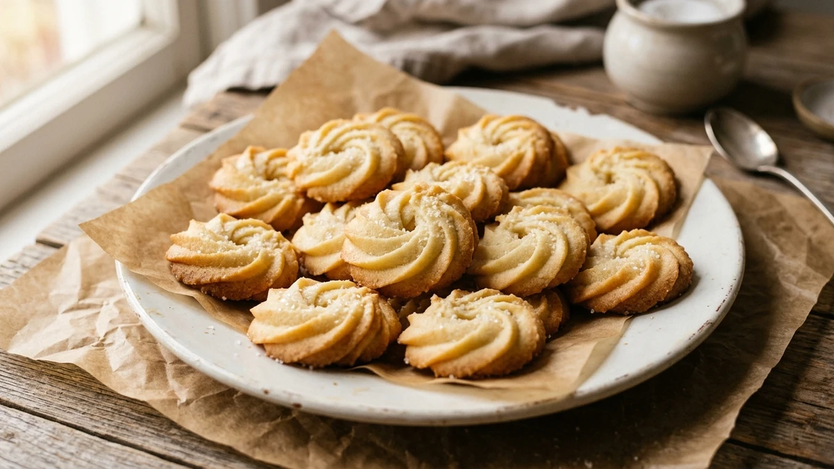 Classic Danish Melt-in-Your-Mouth Butter Cookies - YumaRoma Recipe