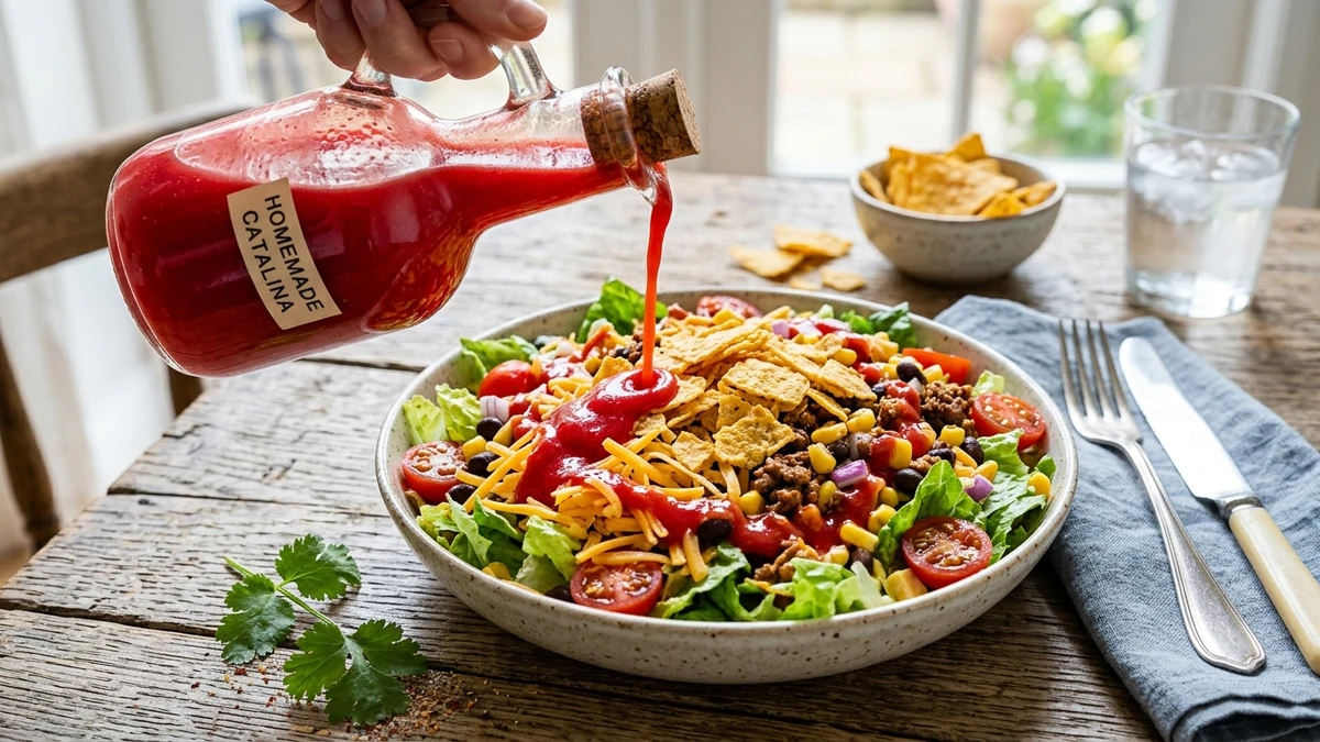 Quick Homemade Catalina Salad Dressing Recipe (5 Minutes) cooked to perfection - Yumaroma