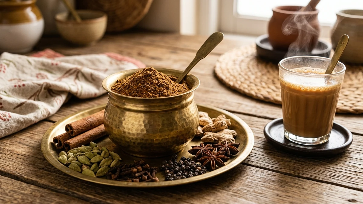 Authentic Indian Chai Ka Masala Recipe (Tea Spice Powder) cooked to perfection - Yumaroma