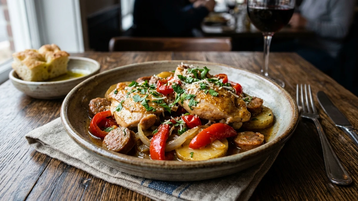 Authentic Jersey Italian Chicken Murphy Recipe cooked to perfection - Yumaroma