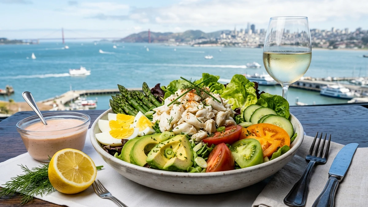 Classic Dungeness Crab Louie Salad Recipe cooked to perfection - Yumaroma