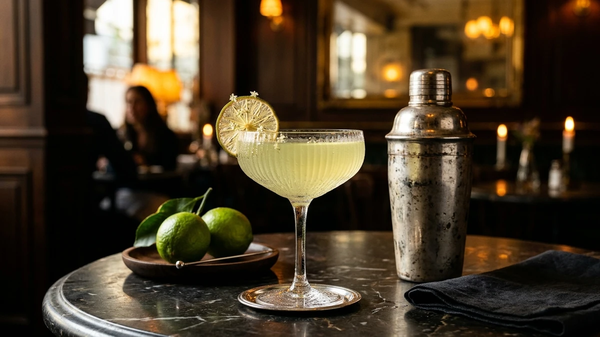 Classic French Gimlet Cocktail Recipe (St-Germain & Gin) cooked to perfection - Yumaroma