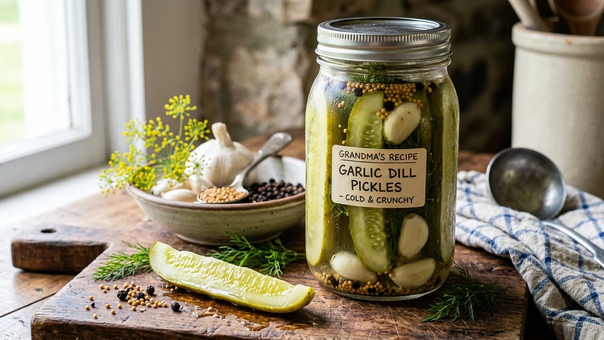 Copycat Claussen Crisp Garlic Dill Pickles Recipe (Refrigerator) cooked to perfection - Yumaroma