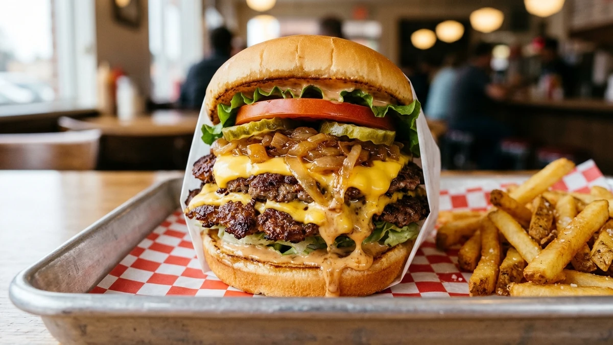 Copycat In-N-Out Double-Double Animal Style Burger Recipe cooked to perfection - Yumaroma