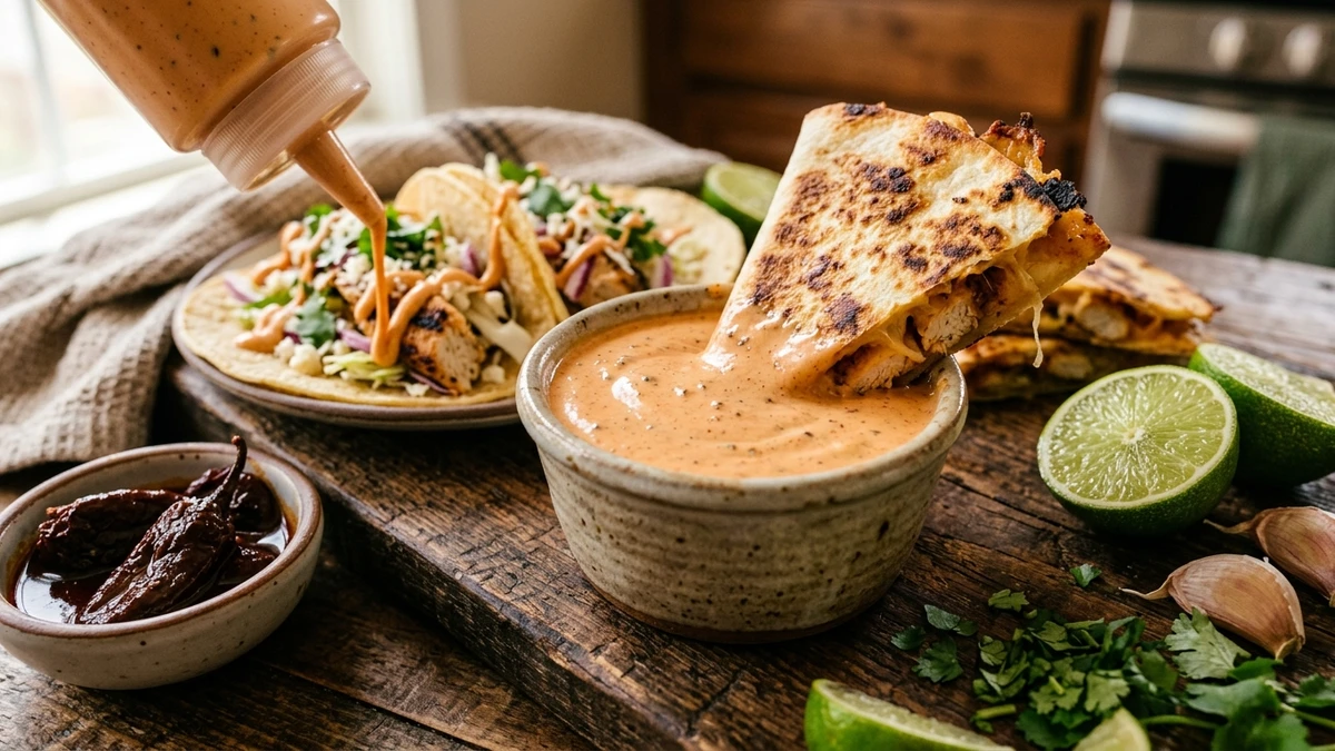 Copycat Taco Bell Creamy Chipotle Sauce Recipe (5-Minute) cooked to perfection - Yumaroma