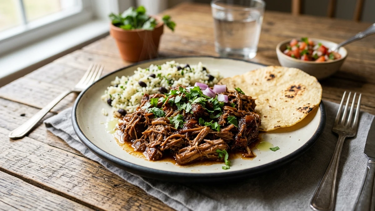 Copycat Costa Vida Sweet Pork Barbacoa Recipe cooked to perfection - Yumaroma