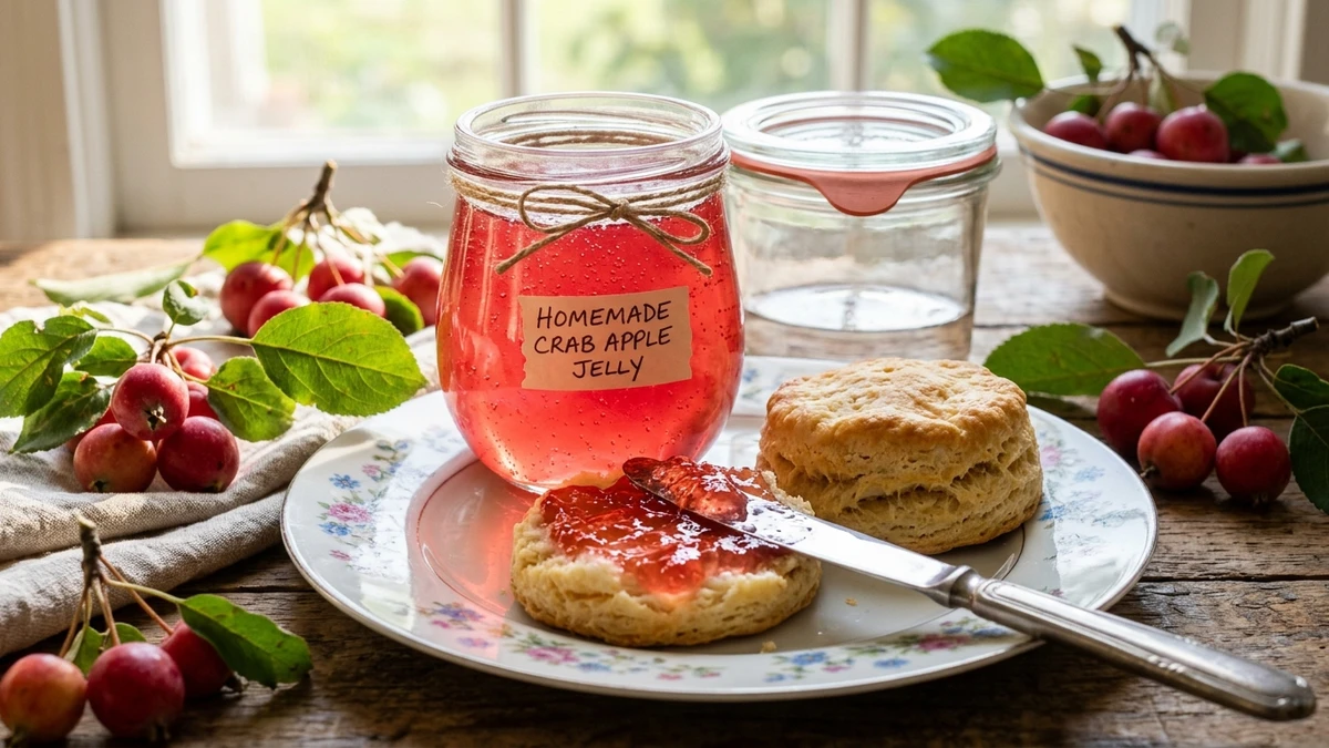 Easy Homemade Crab Apple Jelly Recipe (No Added Pectin) - YumaRoma Recipe