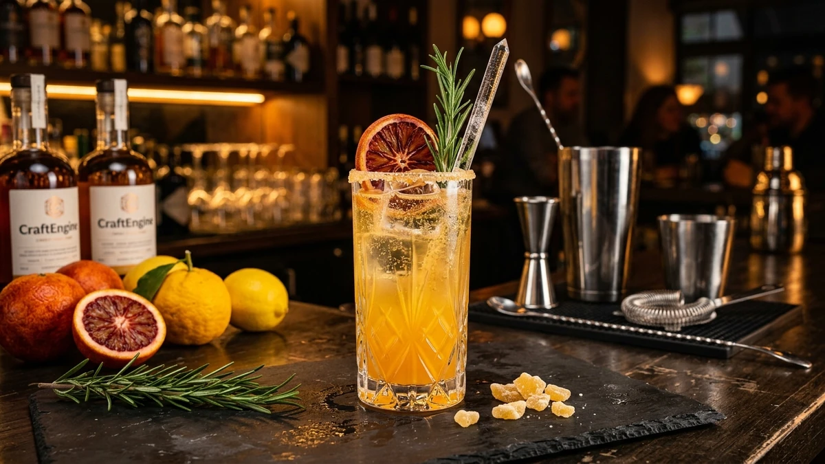 CraftEngine Citrus Energy Elixir Cocktail cooked to perfection - Yumaroma