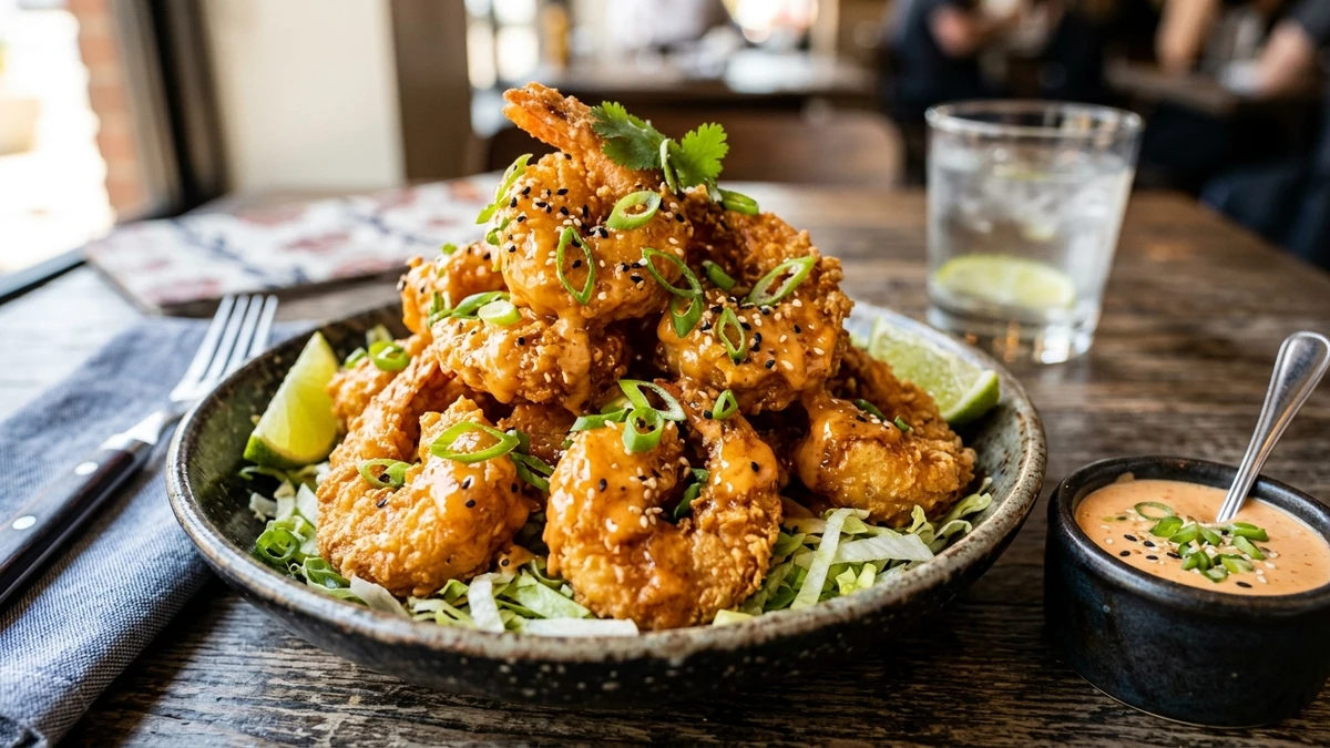 Crispy Fried Boom Boom Shrimp Recipe (Copycat Sheetz) cooked to perfection - Yumaroma