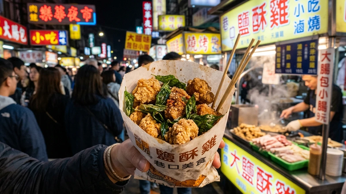 Crispy Taiwanese Popcorn Chicken with Thai Basil Recipe (Yan Su Ji) cooked to perfection - Yumaroma