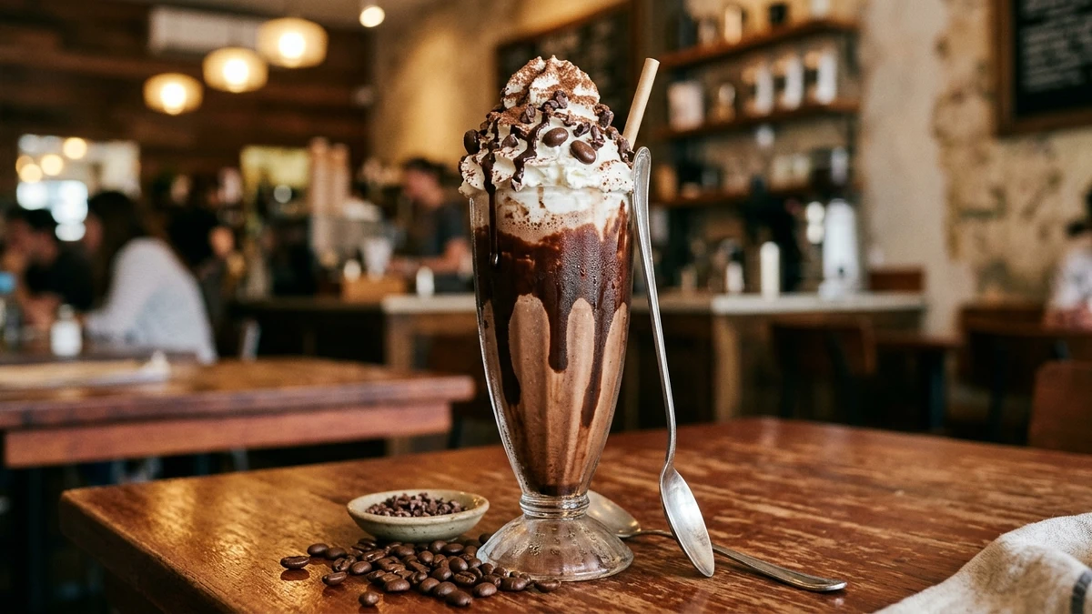 Crunchy Coffee Cocoa Shake - YumaRoma Recipe