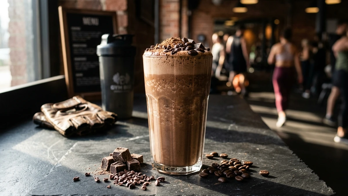 Crunchy Espresso Cocoa Protein Shake Recipe cooked to perfection - Yumaroma