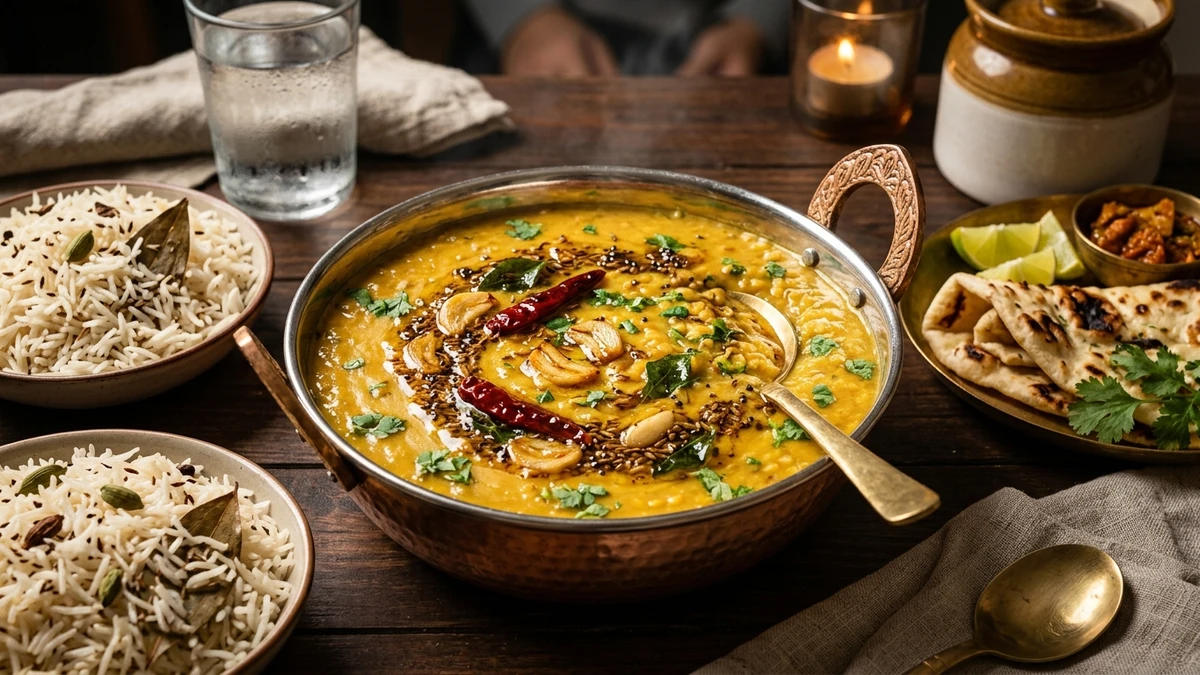 Authentic Indian Toor Dal Recipe (Yellow Split Pigeon Pea Tadka) cooked to perfection - Yumaroma