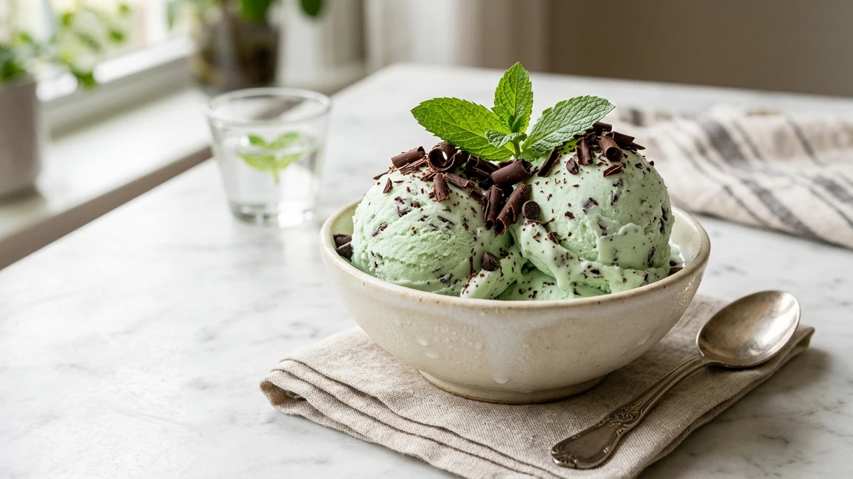 Dash Ice Cream Maker Fresh Mint Chocolate Chip Ice Cream - YumaRoma Recipe
