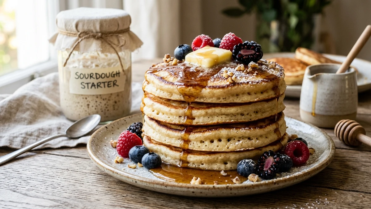 Sourdough Discard Pancake Recipe - YumaRoma Recipe
