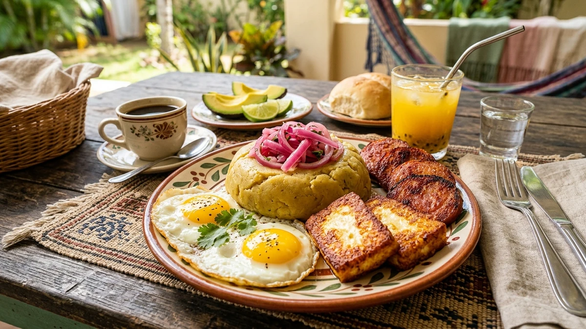 Authentic Dominican Mangú Recipe (Los Tres Golpes) cooked to perfection - Yumaroma