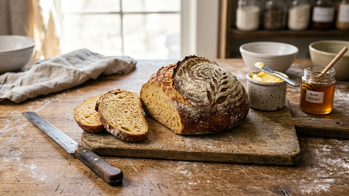 Artisan Einkorn Bread Recipe (Nutritious Ancient Grain Loaf) - YumaRoma Recipe