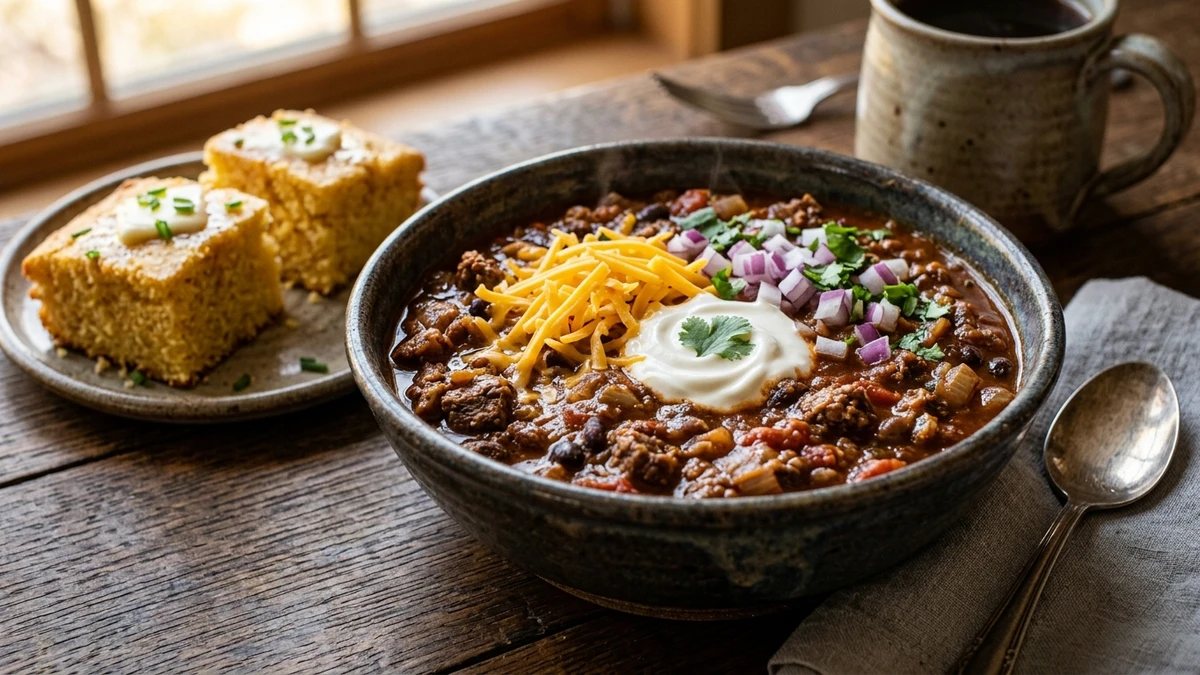 Smoky Ground Elk and Black Bean Chili Recipe cooked to perfection - Yumaroma