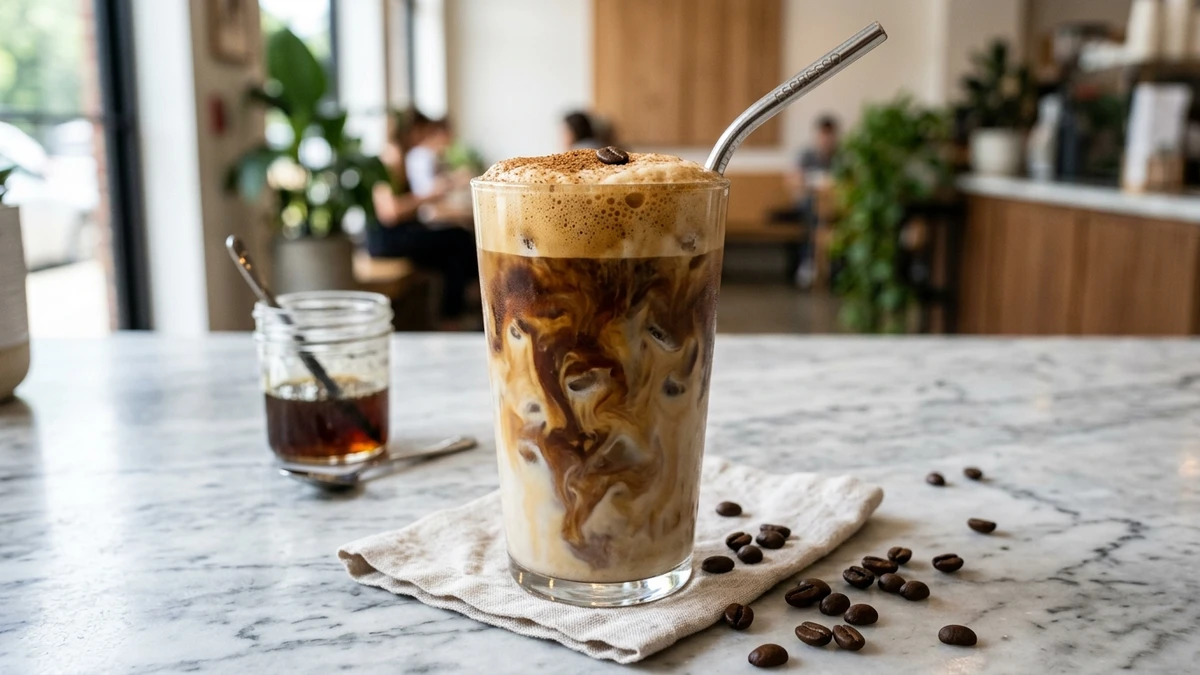 Rich Brown Sugar Vanilla Shaken Espresso Recipe cooked to perfection - Yumaroma