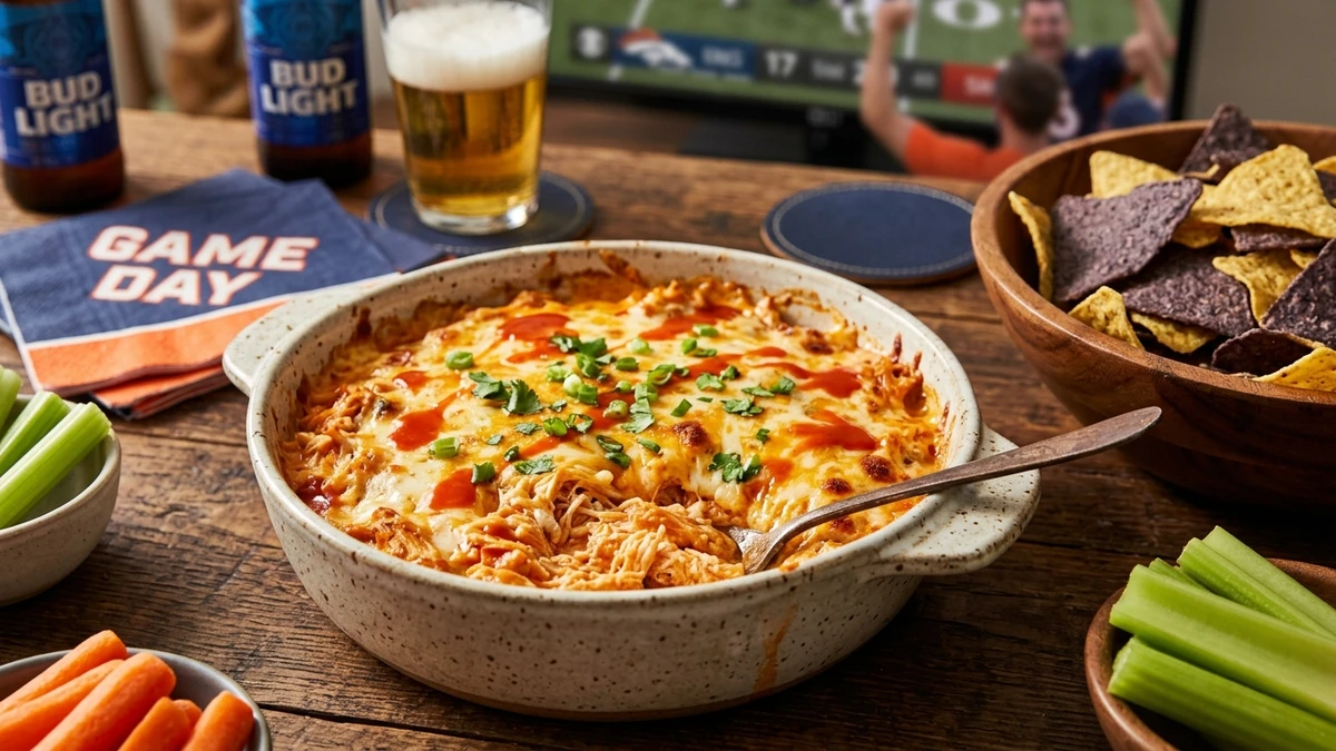 Franks Buffalo Chicken Dip Recipe cooked to perfection - Yumaroma