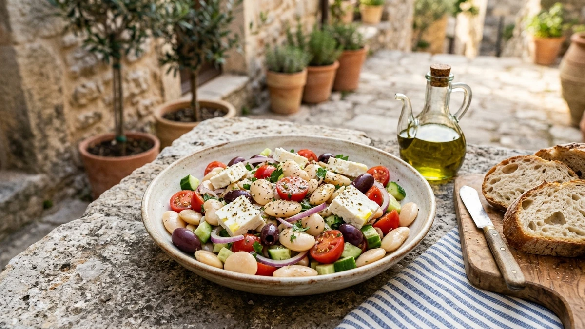 Greek Lima Bean Salad - YumaRoma Recipe