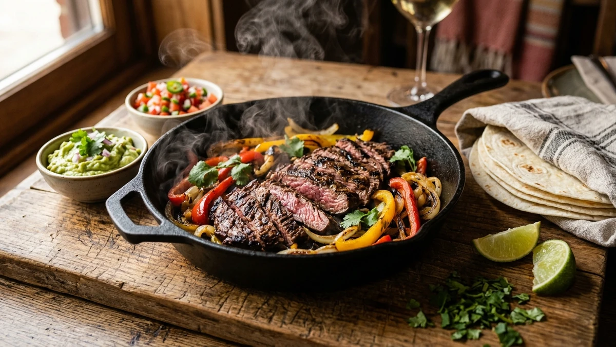 Sizzling Grilled Beef Fajitas - YumaRoma Recipe