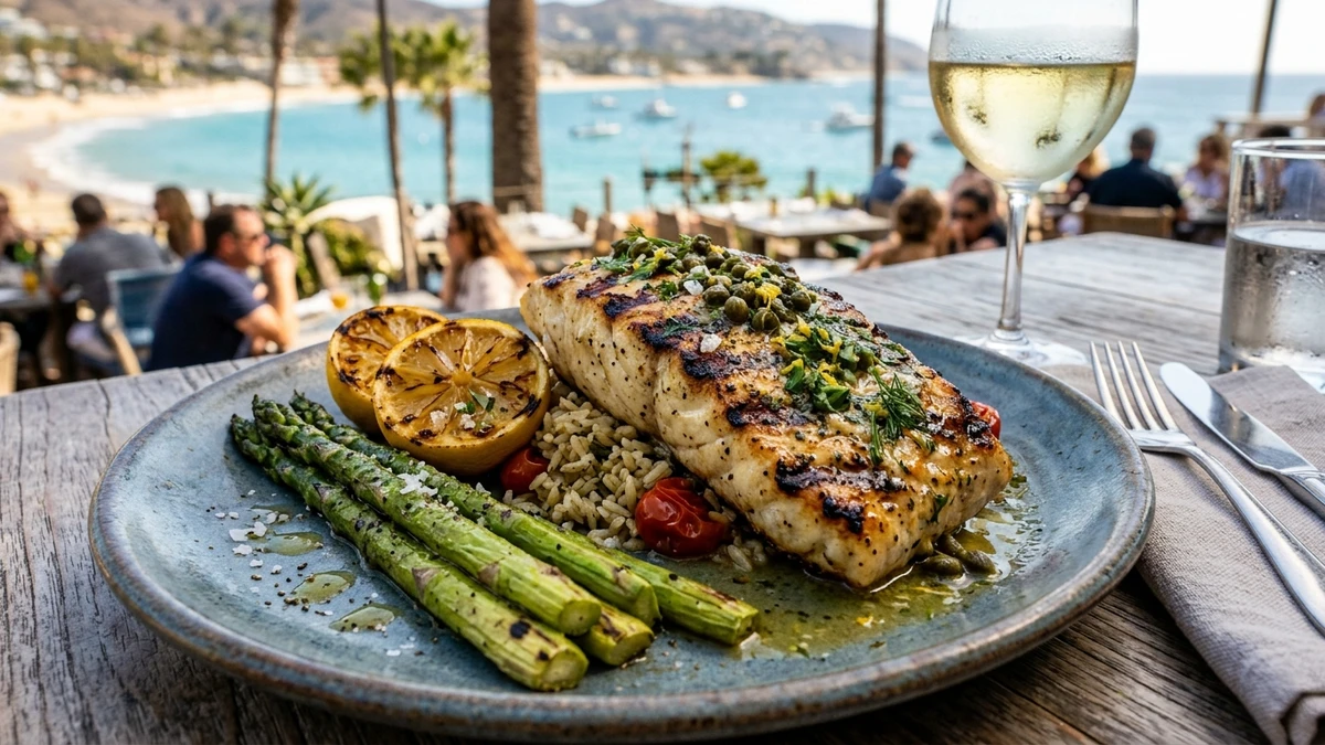 Grilled Gulf Grouper with Garlic Lemon Herb Butter Recipe cooked to perfection - Yumaroma