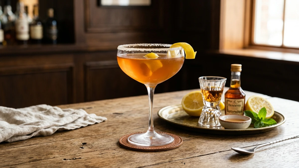 Hennessy Sidecar Cocktail Recipe cooked to perfection - Yumaroma