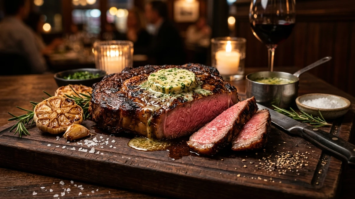 Herb Butter Ribeye Steak - YumaRoma Recipe