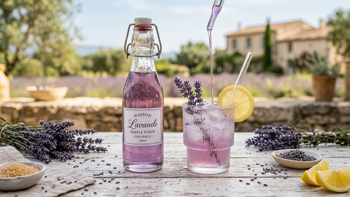 Homemade French Lavender Simple Syrup Recipe (10-Minute) cooked to perfection - Yumaroma
