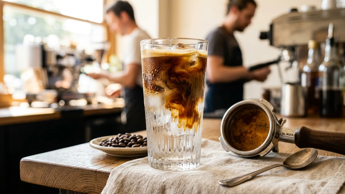 Refreshing Iced Americano Coffee Recipe (Barista Perfect) cooked to perfection - Yumaroma