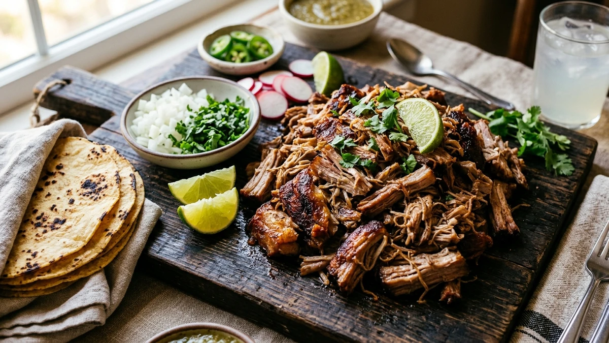 Ultra-Tender Instant Pot Pulled Pork Carnitas Recipe cooked to perfection - Yumaroma