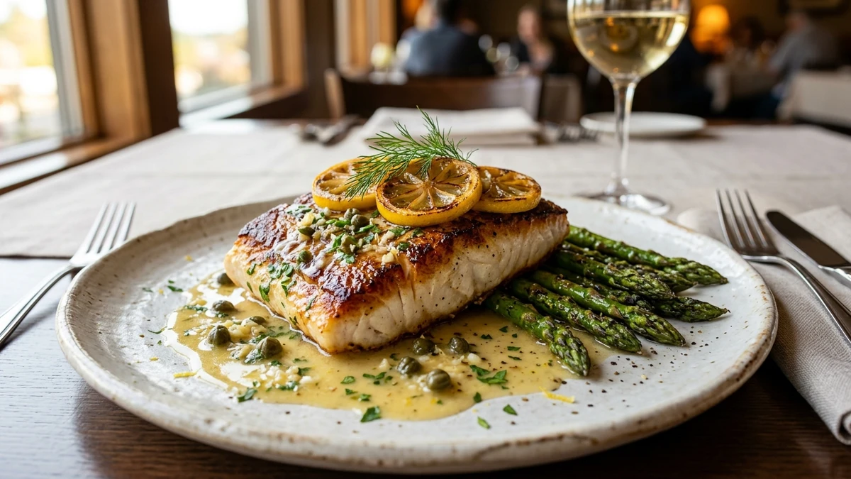 Pan-Seared Garlic Butter Lingcod Recipe (15-Minute Flaky Fish) cooked to perfection - Yumaroma