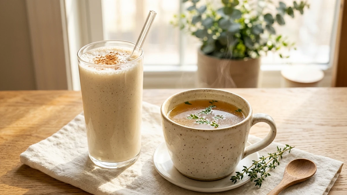 Nutritious High-Protein Liquid Diet Smoothie & Golden Broth cooked to perfection - Yumaroma