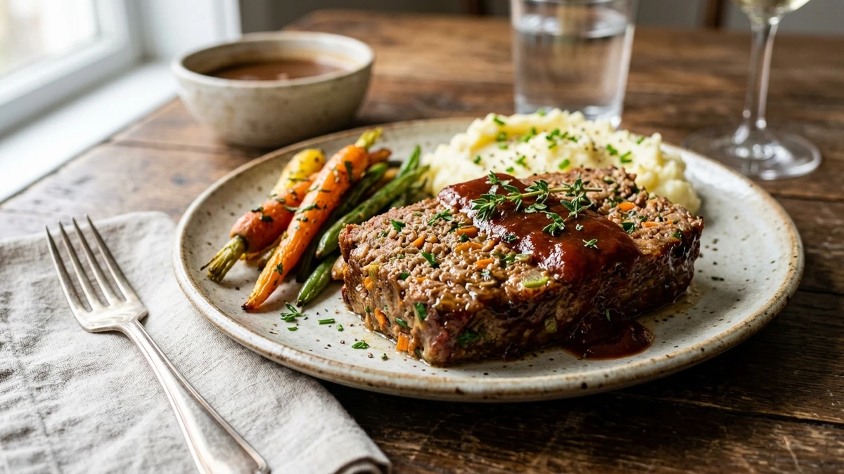 Juicy Meatloaf Without Breadcrumbs Recipe cooked to perfection - Yumaroma