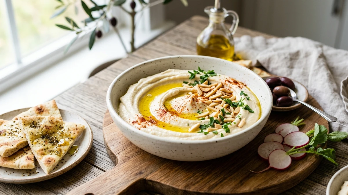 Mediterranean Whipped Almond Dip